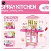 Image 1 : Simulation Children Play House Spray Kitchen with 69 Pieces