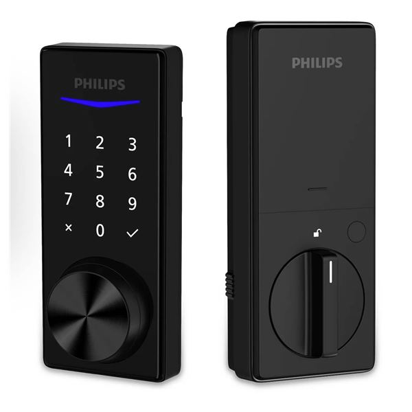 Philips 1000 Series Electronic Deadbolt with Keypad and 4 Unlocking Methods
