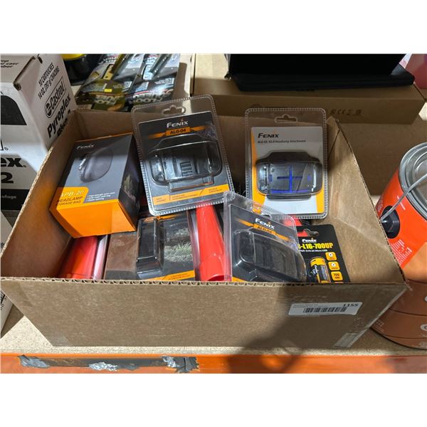 Lot of Fenix Lighting Accessories and Batteries