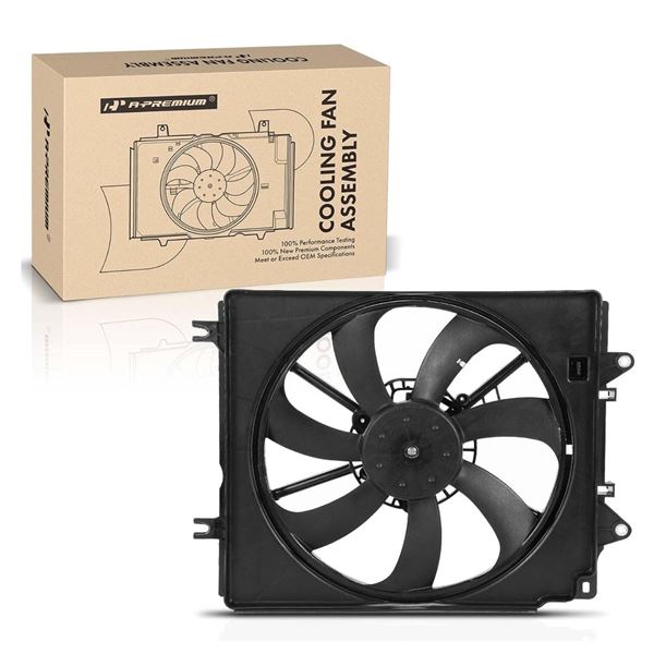 A-Premium Radiator Cooling Fan Assembly for AC Condenser