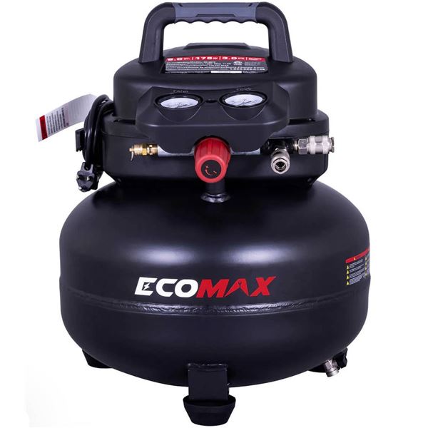 Ecomax 6.0-Gallon Air Compressor With 3.0 HP Motor