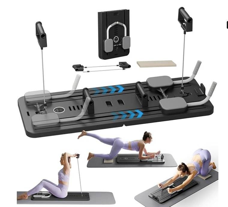 Pilates Board, 4 in 1 Multifunctional Abdominal Board, Ab Core Trainer ...