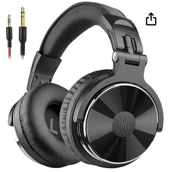 OneOdio Studio Pro 10 DJ Headphones with Hi-Res Audio