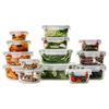 Image 1 : Glasslock Tempered Glass Food Storage Set, 26 Pieces