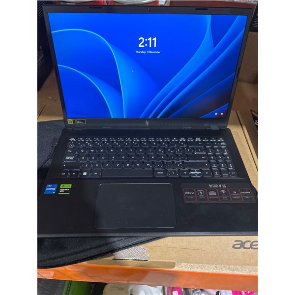 Acer Nitro V 15 ANV15-51-56QN 15.6-Inch Laptop in Obsidian Black