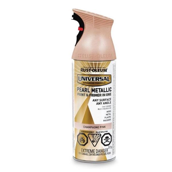 Rust-Oleum Universal 6x312g Pearl Metallic Champagne Pink Spray Paint