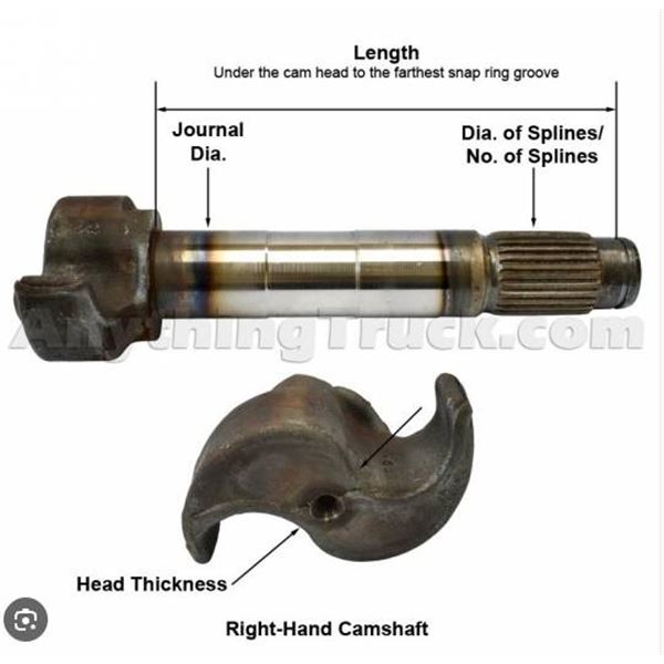 Euclid E-7220 Camshaft RH Lot of 10 Parts