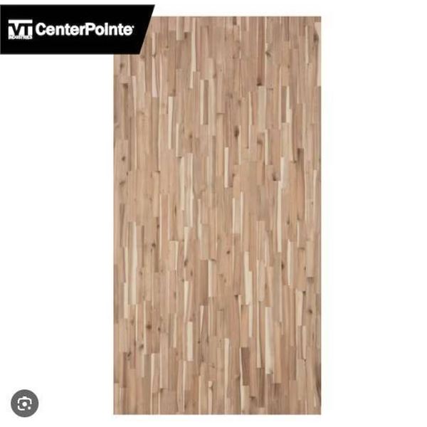 CenterPointe Acacia Butcher Block Countertop – 6 ft x 39 in