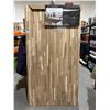 Image 2 : CenterPointe Acacia Butcher Block Countertop – 6 ft x 39 in