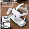 Image 1 : VR Charging Base with Model X004DXE38L for Quest 3 **Charging Base Only**