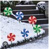 Image 1 : LED Lawn Stake Lights, 6-Piece Set With 180 LEDs