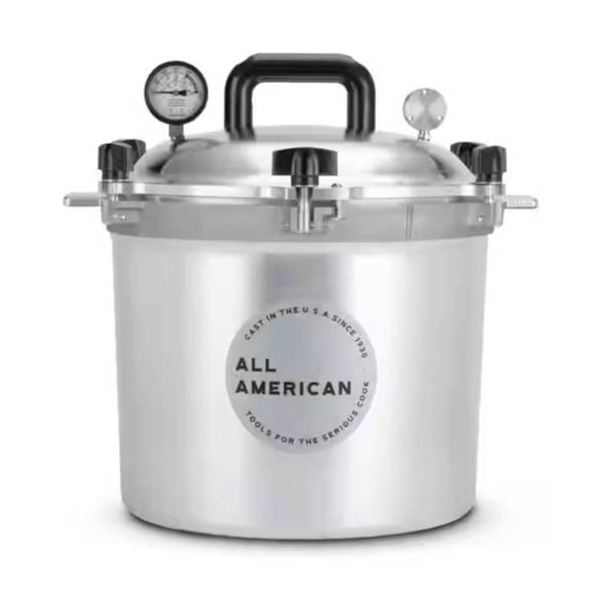 All-American Model 921 Heavy Cast Aluminum Pressure Canner/Cooker, 31.5 Qt Capacity