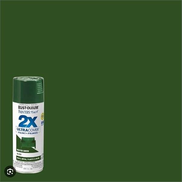 Rust-Oleum Painters Touch 2X Ultra Cover Paint + Primer Green Aerosols 6x340g
