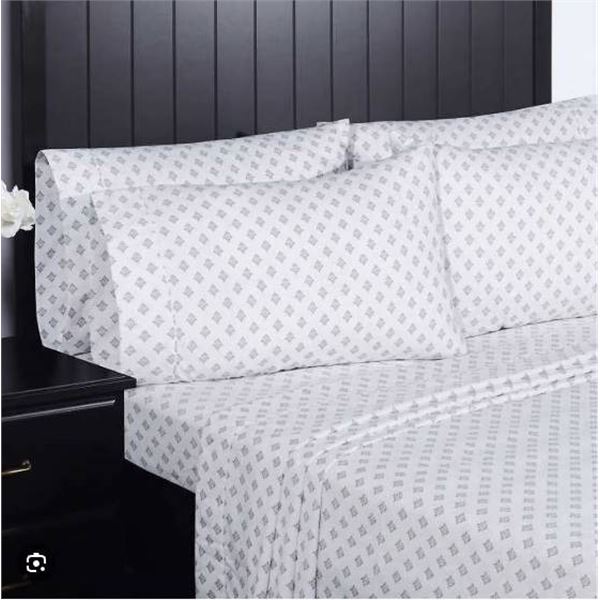 South Point Home Fashions 6-Piece King Sheet Set, 100% Microfiber