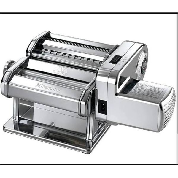 Atlasmotor Pasta Maker By Marcato With 12 Pasta Cutting Accessories