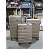 Image 1 : Pack & Fly 3-Piece Suitcase Set – Champagne Edition