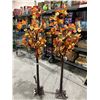 Image 1 : 5.5 Ft Artificial Autumn Trees With LED Lights