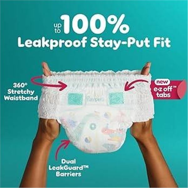Pampers Cruisers 360 Pull-On Diapers, Size 6, 76 Count