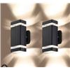 Image 1 : LMP B1046C Outdoor LED Wall Light, 2-Pack, 3000K 5W, IP65 Certified