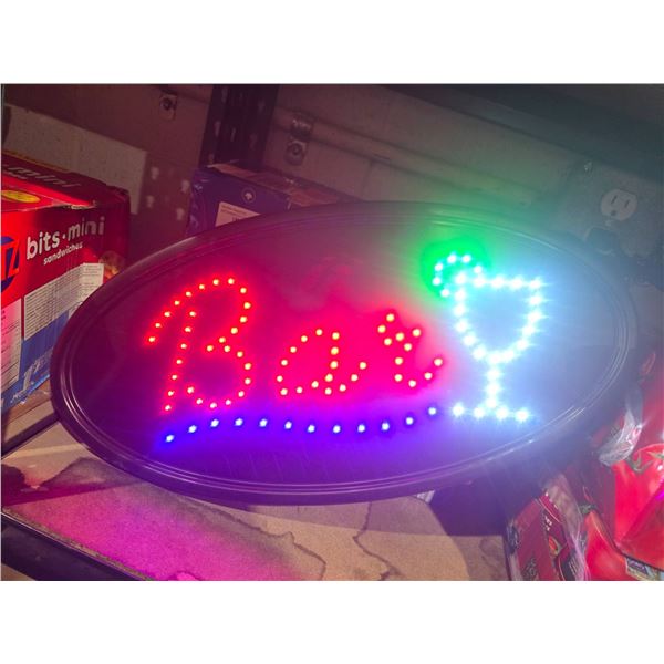 Animated LED Business Sign With Beer Design