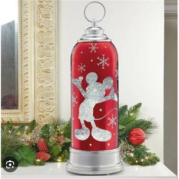 Disney Holiday Lantern With LED Lights and Water Blower