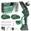 Image 1 : Airpher 6-Inch Mini Electric Chainsaw With 1100W Motor