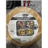 Image 3 : Build-a-Board Bamboo Cutting Board – 14 Inch Round With Locking Lid