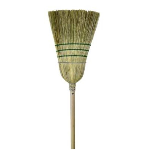 Workhorse Heavy Duty Corn Broom for Indoor and Outdoor Use
