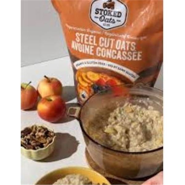 Stoked Oats Steel Cut Oats, Organic and Gluten-Free, 3 kg (6.61 lbs)
