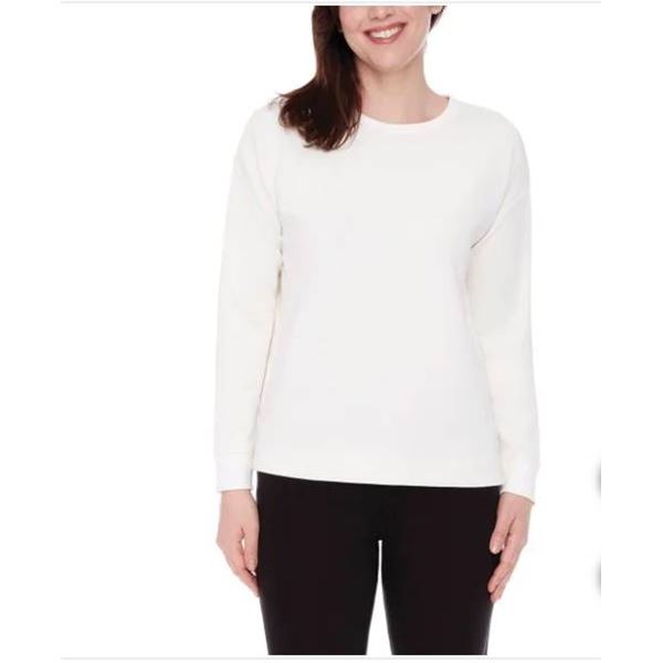 UP! Women’s Tencel Modal Crew Neck Long Sleeve Top Size Large