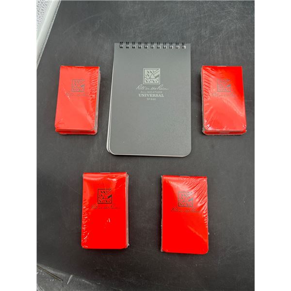 Rite in the Rain Notepad and Four Red Card Cases