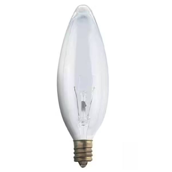 Sylvania 25-Watt Double Life B10 Bulbs Lot of 16