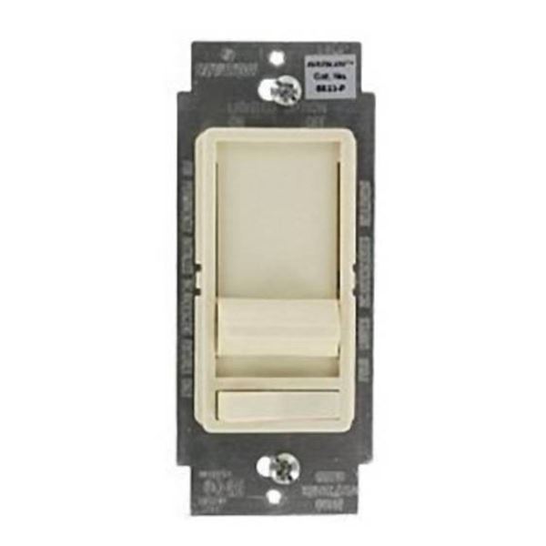 Leviton Decora SureSlide 3-Way Slide Dimmer Ivory Model No. 6633-PLI
