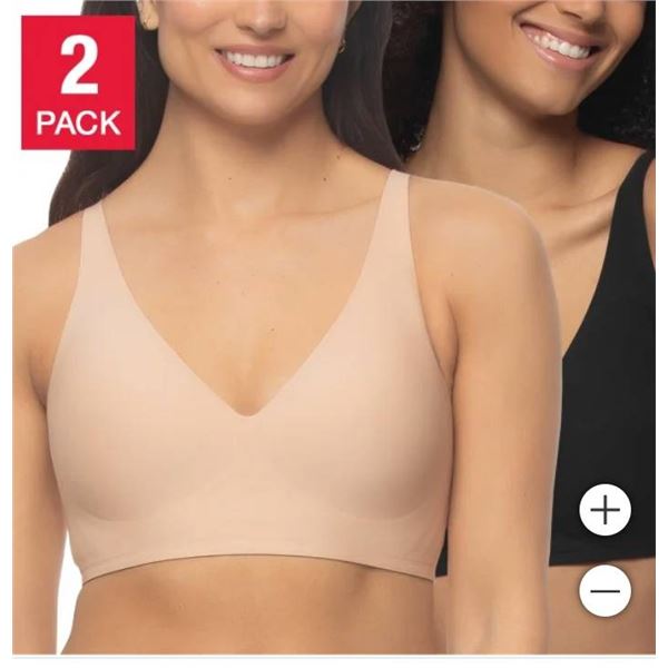 Buffalo Women’s Wire-Free Bra, 2-pack