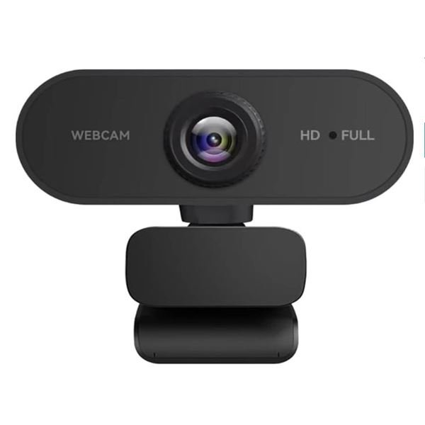Catitru Webcam with Microphone 1080p Full HD 360° Adjustable Plug and Play USB Web cam