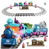 Image 1 : Rail Train Set for Toddlers, Magnetic Train Toys for Toddlers