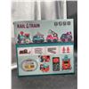Image 3 : Rail Train Set for Toddlers, Magnetic Train Toys for Toddlers