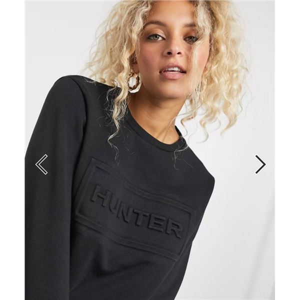 Hunter Women’s Sweater with Embossed Logo, Size Small/P