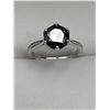 Image 1 : $1800 APPRAISED 3.00 CARAT BLACK MOISSANITE RING