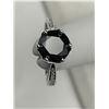 Image 5 : $1800 APPRAISED 3.00 CARAT BLACK MOISSANITE RING
