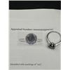 Image 7 : $1800 APPRAISED 3.00 CARAT BLACK MOISSANITE RING