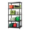 Image 1 : RamTuff Resin Shelving System, 5 Levels, Black
