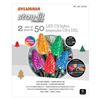 Image 1 : Sylvania Stay-Lit LED C9 Lights Set with 50 Bulbs