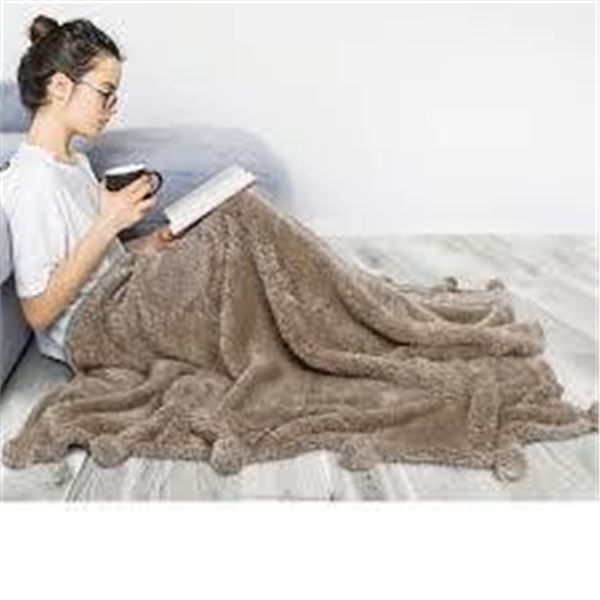 Soft Plush Brown Blanket