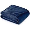 Image 1 : Blue and Green Plush Blankets