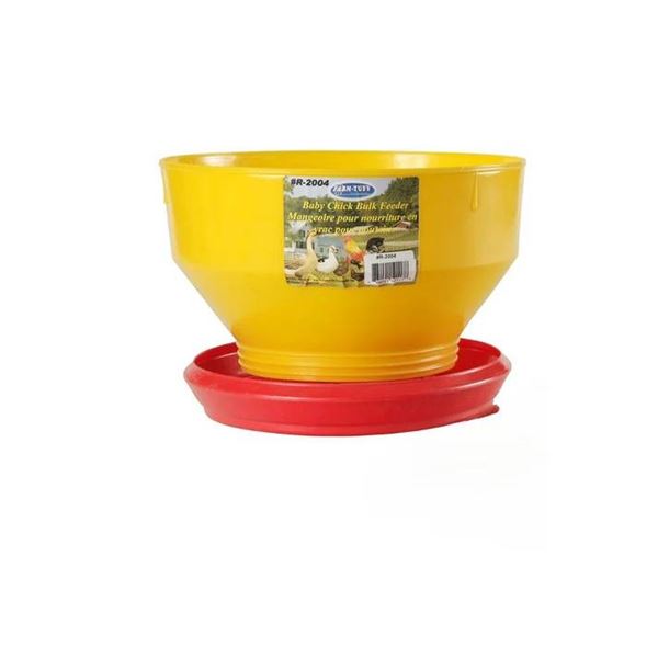 Farm-Tuff Baby Chick Bulk Feeder Yellow Model PR-2004