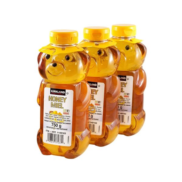Kirkland Signature Honey Bears 3-Pack, 24 oz Each
