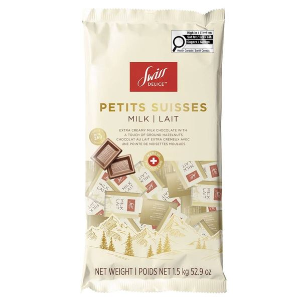 Petits Suisse Milk Chocolate Individually Wrapped Pieces