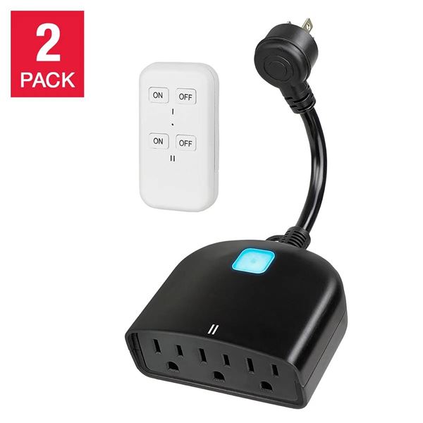 Prime WiFi Smart Outlets With App Control, 2-Pack