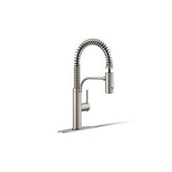 Kohler Haku Semi-Professional Pull-Down Kitchen Faucet in Stainless Finish